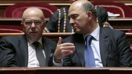 Pierre Moscovici et Bernard Cazeneuve.