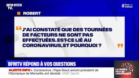 Des tournées de facteurs ne sont pas effectuées. Est-ce lié au coronavirus ? BFMTV vous répond