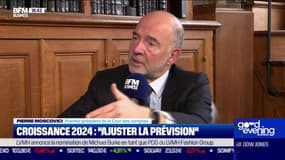 Pierre Moscovici: "La croissance annoncée par le gouvernement me paraît un peu optimiste"