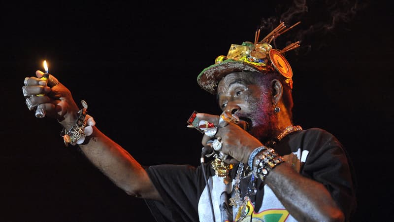 Lee "Scratch" Perry sur scène en 2008