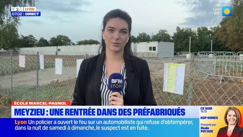 Meyzieu: une rentrée dans des préfabriqués pour les élèves de l'école Marcel Pagnol (1/1)