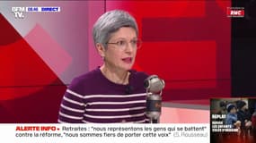 Retraites: pour Sandrine Rousseau, "il est possible qu'une partie du mouvement se radicalise" si le gouvernement s'entête