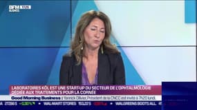 Sophie Momège, (Laboratoires KÔL) : Laboratoires KÔL est une start-up du secteur de l'Ophtalmologie dédiée aux traitements pour la cornée - 03/12