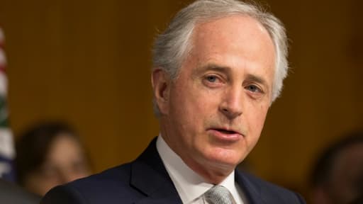 Le sénateur républicain Bob Corker, le 11 janvier 2017 à Washington