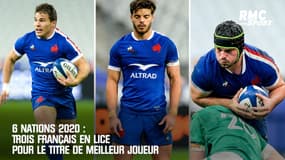 6 Nations 2020 : Trois Français en lice pour le titre de meilleur joueur