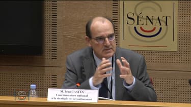 Jean Castex, coordonnateur national à la stratégie de déconfinement, auditionné par le Sénat, le 6 mai 2020.