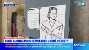 Fresque des Lyonnais: Lucie Aubrac pour remplacer l'Abbé Pierre? 