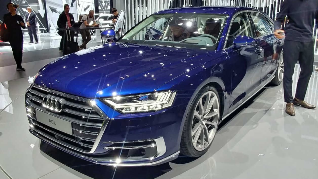 Longue de 5,17 mètres, l'A8 4e génération reste une vraie limousine.