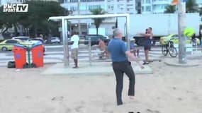 Football / Fernandez et Coupet font le spectacle à Copacabana - 12/06