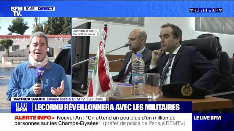 Liban: les ministres français des Armées et des Affaires étrangères réveillonneront avec les militaires français