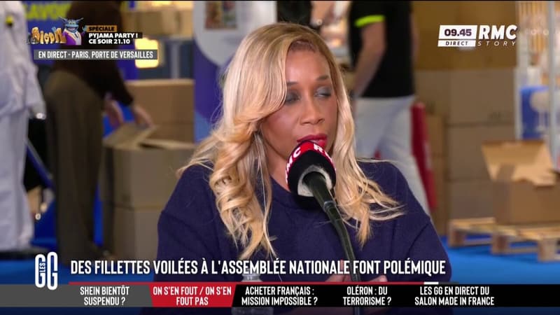 Des jeunes filles voilées à l'Assemblée nationale font polémique