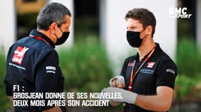 F1 : Grosjean donne de ses nouvelles, deux mois après son accident