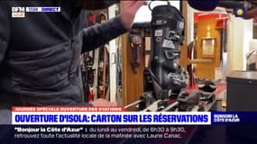 Isola 2000: les loueurs de skis sont prêts pour l'ouverture de la station