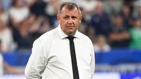 Le sélectionneur néo-zélandais Ian Foster lors du match contre la France au Mondial 2023