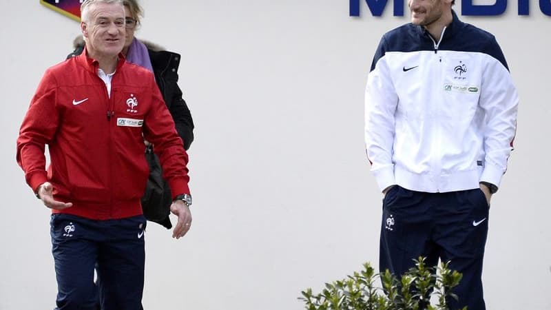 Didier Deschamps et Hugo Lloris