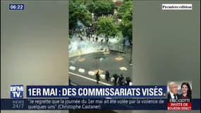 1er-mai: à Paris et Besançon, les commissariats ont été pris pour cible