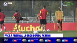 Ligue des champions: face à Arsenal, le gros défi du RC Lens