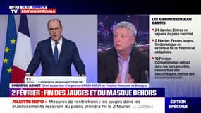 Le Pr Frédéric Adnet sur la levée des restrictions: "Je suis frappé qu'il n'y ait pas de notion de seuil"