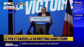 "Nous pensons à eux": Marine Le Pen apporte son soutien aux Mahorais