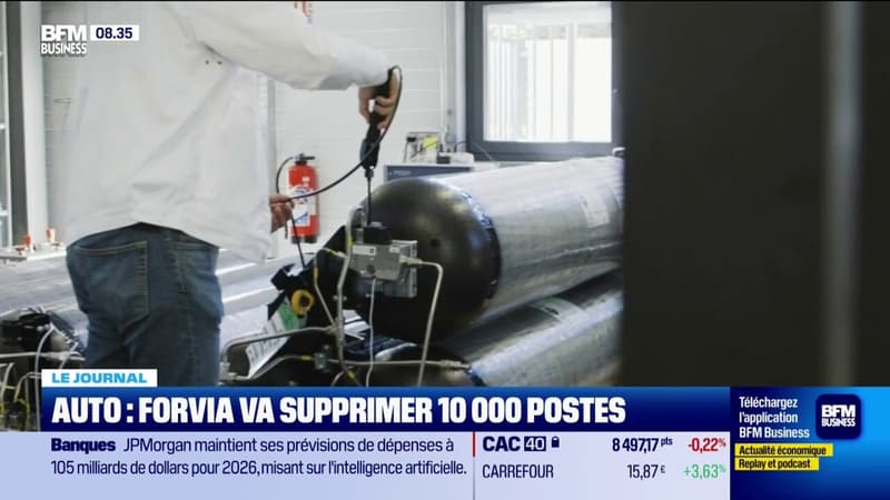 L'équipementier automobile Forvia annonce supprimer 10.000 postes en Europe d'ici 2028