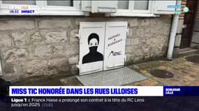 Lille: la street-artiste Miss. Tic honorée dans les rues