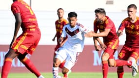 Rodez-Bordeaux : le milieu de terrain des Girondins Logan Delaurier-Chaubet le 6 août 2022
