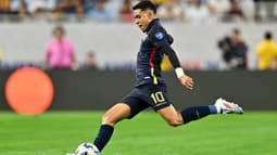 Kendry Paez lors du quart de finale de la Copa America 2024 entre l'Equateur et l'Argentine, le 4 juillet 2024.