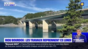 Savines-le-Lac: nouvelle phase de travaux sur le pont du Riou Bourdou