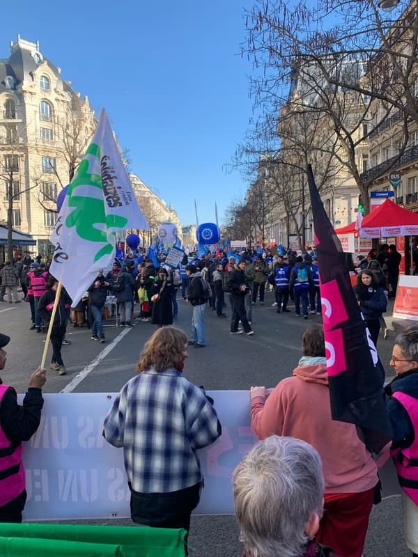 Manifestation à Paris le 7 février 2023