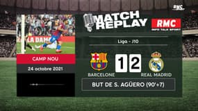 Barça - Real : Le goal replay du Clasico remporté par Madrid avec les commentaires de RMC