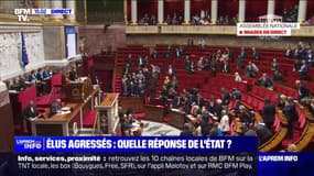 À l'Assemblée nationale, les députés applaudissent en soutien au maire de Saint-Brevin, contraint à la démission après avoir été visé par un incendie criminel 