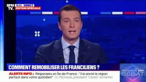 Régionales en Ile-de-France: comment remobiliser les Franciliens ?  La réponse de Jordan Bardella
