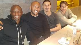 Zoumana Camara, Olivier Dacourt, Zlatan Ibrahimovic et Maxwell