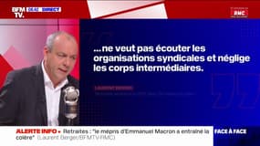 Laurent Berger: "J'ai dit à Élisabeth Borne que la page de la réforme des retraites n'est pas tournée"
