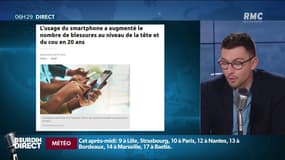Blessures à la tête, au cou... Prudence quand vous regardez votre smartphone