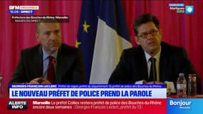 Pierre-Edouard Colliex, désormais ex-préfet de police des Bouches-du-Rhône, évoque "une grande fierté du travail accompli"