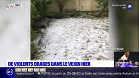Ile-de-France: des orages de grêle en plein mois d'août dans le Vexin