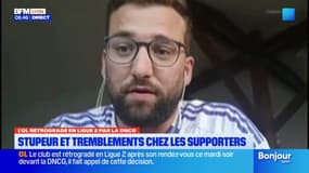 "L'OL est mort deux fois en une semaine": un supporter réagit à la rétrogradation du club en ligue 2