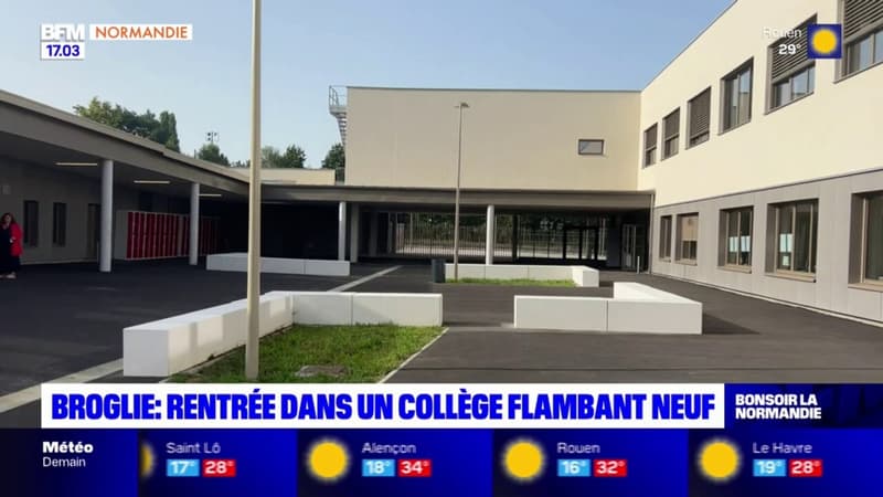 Eure: les élèves du collège de Broglie ont fait leur rentrée dans un établissement flambant neuf