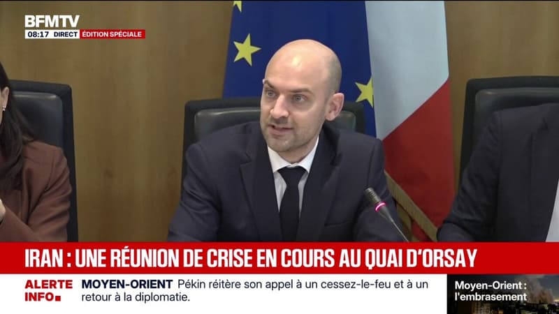 Réunion de crise au Quai d'Orsay: “La sécurité de nos ressortissants est notre priorité absolue”, affirme Jean-Noël Barrot, ministre des Affaires étrangères