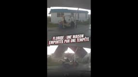 Floride : une maison emportée par une tempête