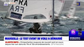 Marseille: à un an des JO, le test event de voile a démarré