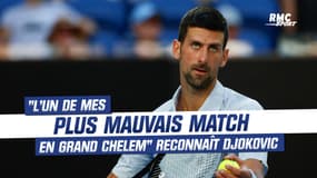 Open d'Australie : "L'un de mes plus mauvais match en Grand Chelem" reconnaît Djokovic, battu par Sinner