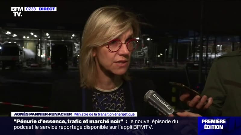 Reprise du travail chez Esso: Agnès Pannier-Runacher estime qu'il faudra 
