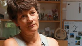 Catherine Follet, amie de Danielle Pothuaud propriétaire d'un gîte touché par un incendie en Charente ce lundi 28 juillet.