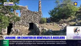 Laragne: un chantier de bénévoles dans le hameau d'Arzeliers