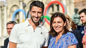 Tony Estanguet et Anne Hidalgo, en septembre 2021.