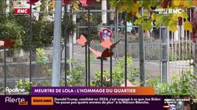 Meurtre de Lola: l'hommage du quartier 