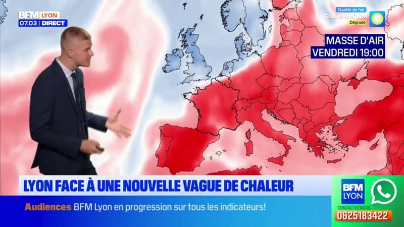 Rhône: Lyon face à une nouvelle vague de chaleur