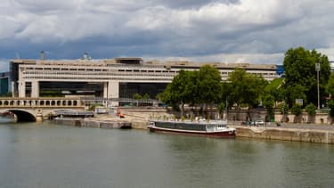 Vue du ministère de l'Economie et des Finances à Paris Bercy.